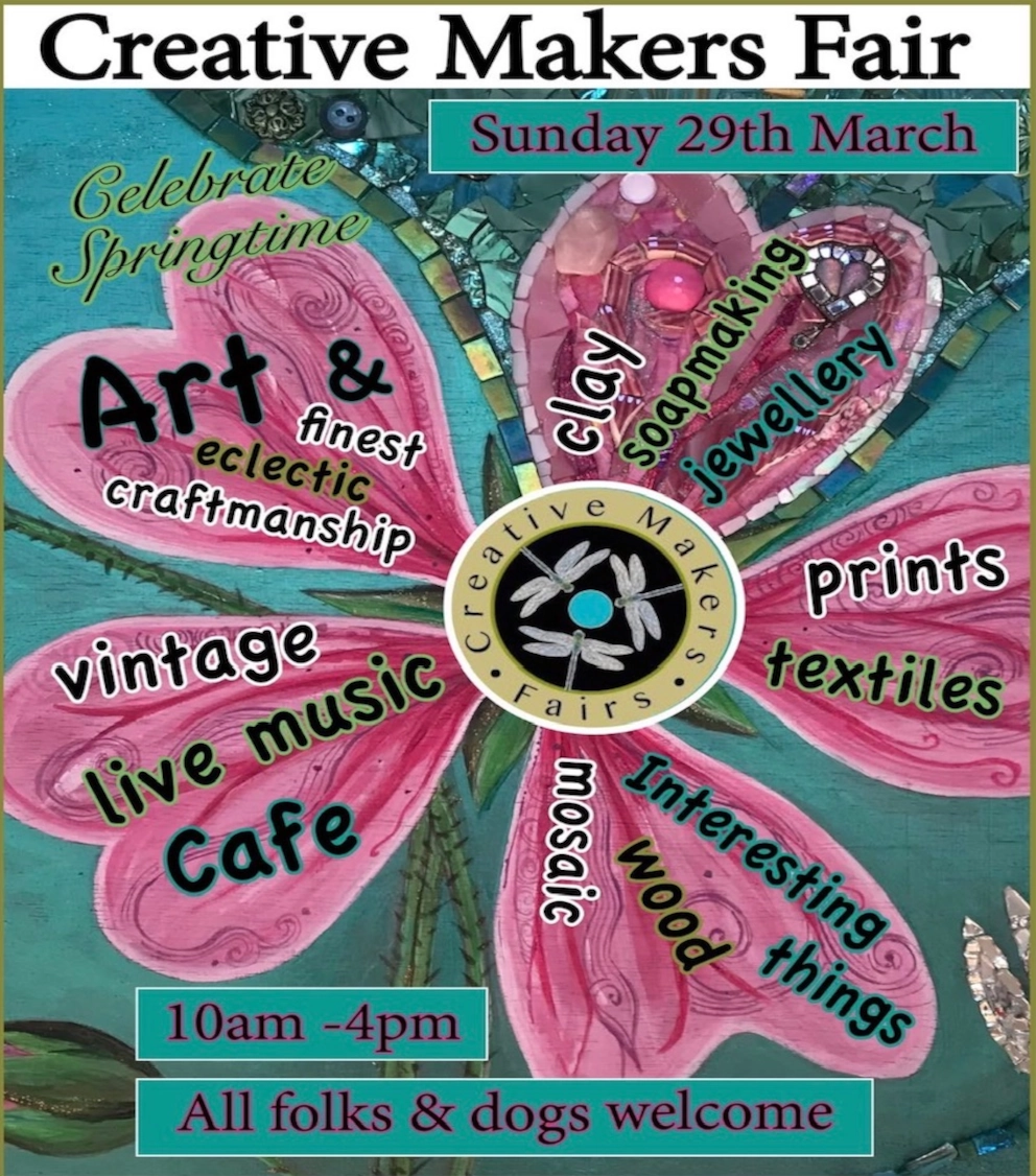 Poster: Creative Makers Fair in Castle Acre Village Hall